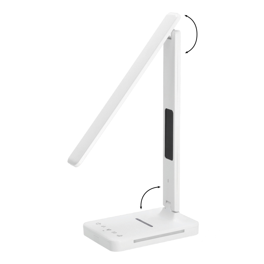 LED dimbare tafel lamp met draadloos opladen QI, scherm en USB-poort LED/7W/230V 3000-6000K wit