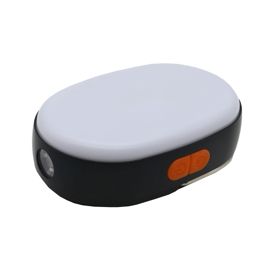 LED Dimbaar oplaadbaar lamp met powerbankfunctie K4 LED/1W/5V 3000-6500K IPX4 4000 mAh zwart