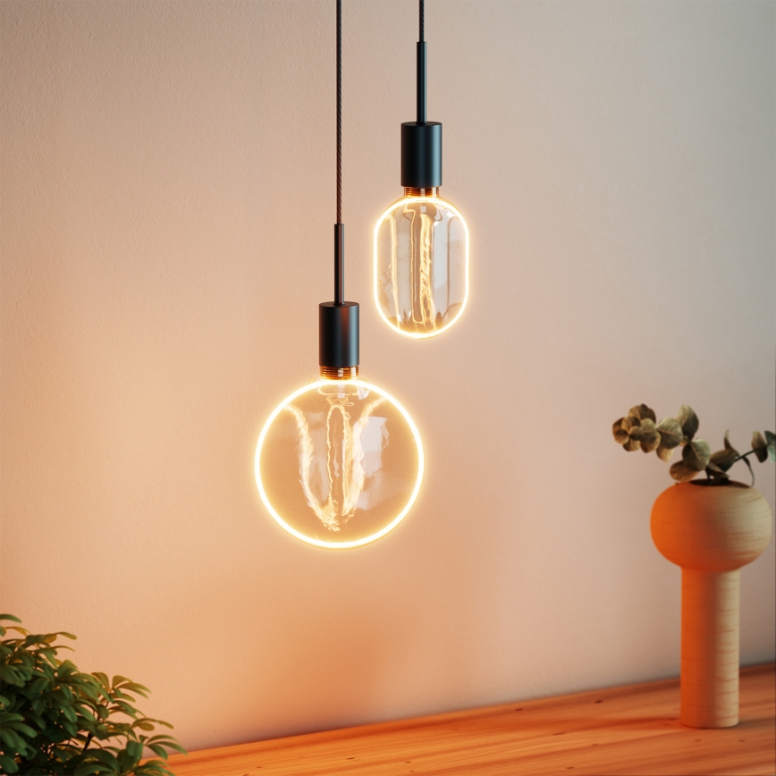 LED dimbare lamp VINTAGE E27/4W/230V 1800K goud - Osram