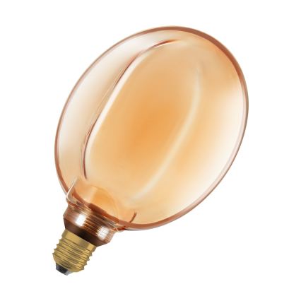 LED dimbare lamp VINTAGE E27/4W/230V 1800K goud - Osram