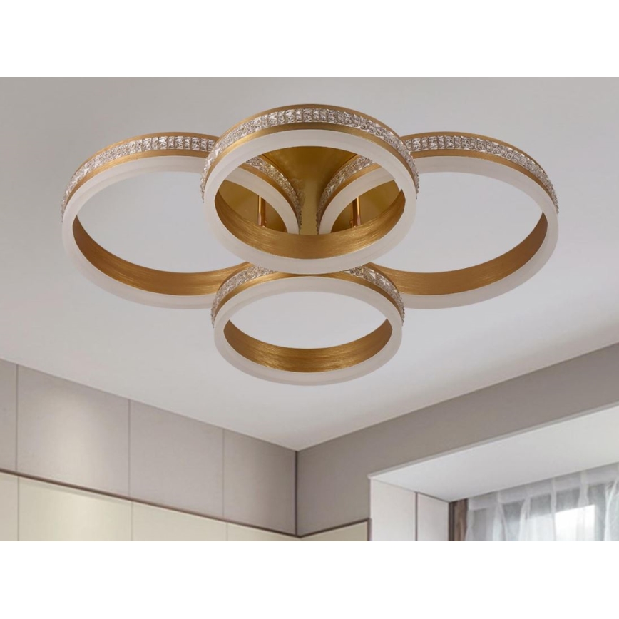 LED Dimbare opbouw-kroonluchter LED/150W/230V 3000-6500K + afstandsbediening