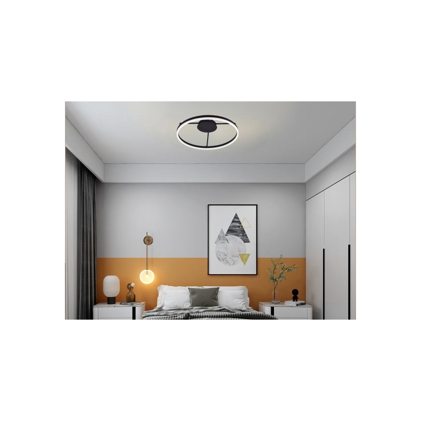 LED dimbare opbouwkroonluchter LED/55W/230V 3000-6500K + afstandsbediening