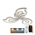 LED Dimbare Opbouwlamp LED/75W/230V 3000-6500K + afstandsbediening