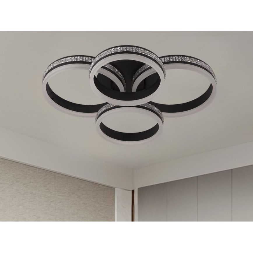 LED dimbare opbouwplafondlamp 150W/230V 3000-6500K met afstandsbediening