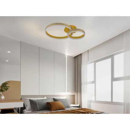 LED Dimbare opbouwplafondlamp LED/110W/230V 3000-6500K + afstandsbediening