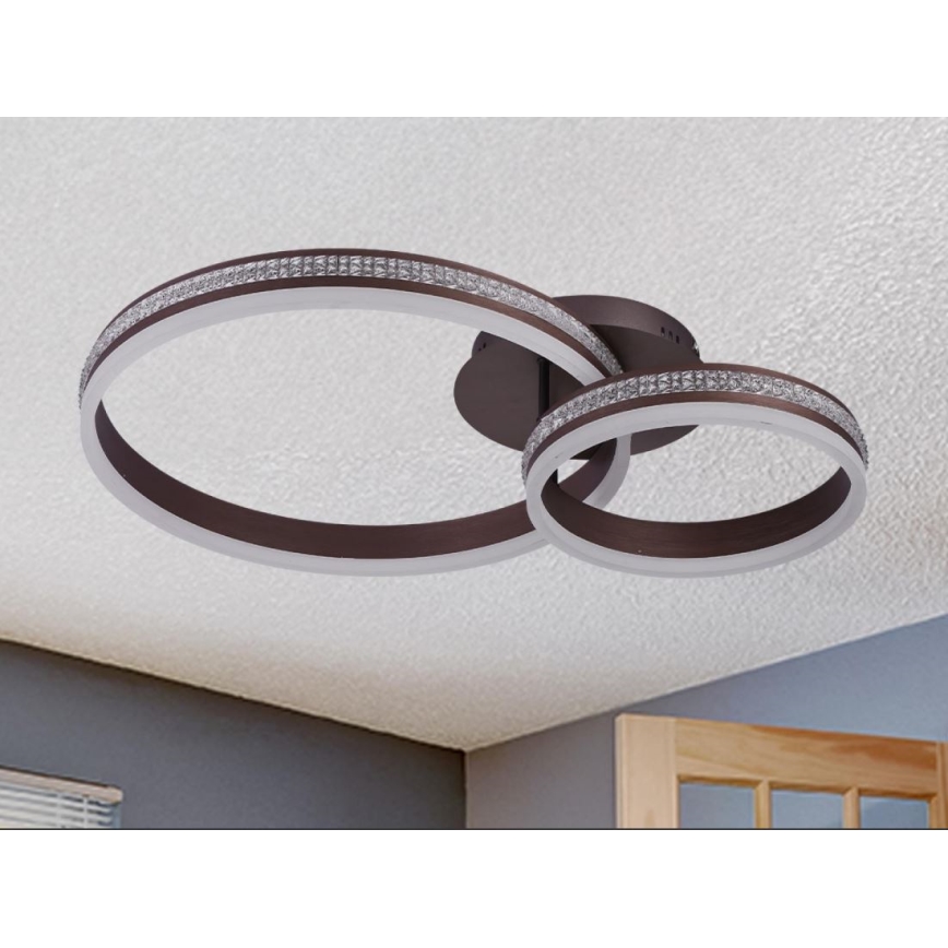 LED dimbare opbouwplafonnière LED/110W/230V 3000-6500K + afstandsbediening