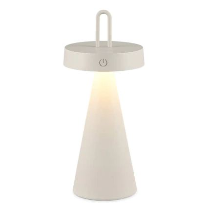 Dimbare oplaadbare LED-buitentafellamp met aanraakbediening HALO LED/1,5W/3,7V 3000 mAh IP44 grijs