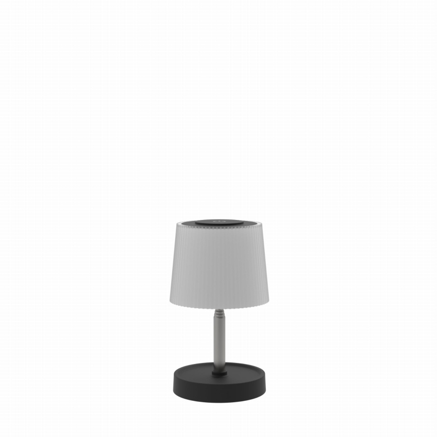 LED Dimbare oplaadbare buitentafellamp LED/2W/5V IP44 1200 mAh grijs