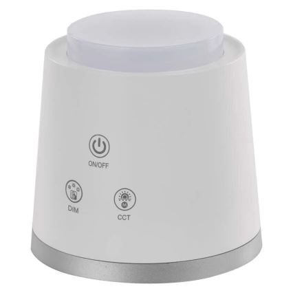 LED Dimbare oplaadbare tafellamp 4in1 LED/6W/3,7V 3000K/4000K/6500K 1500mAh wit