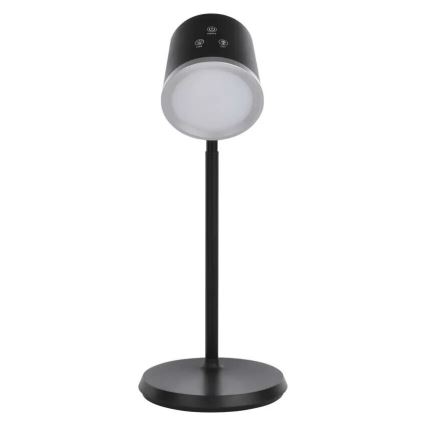 LED Dimbare oplaadbare tafellamp 4in1 LED/6W/3,7V 3000K/4000K/6500K 1500mAh zwart