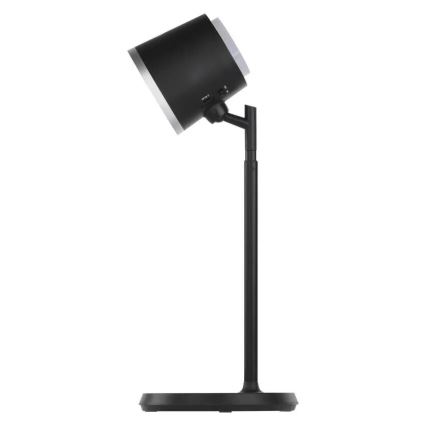 LED Dimbare oplaadbare tafellamp 4in1 LED/6W/3,7V 3000K/4000K/6500K 1500mAh zwart