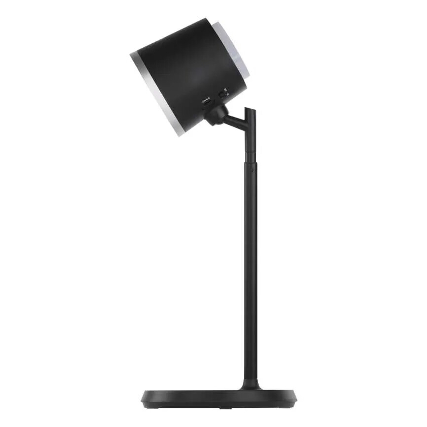 LED Dimbare oplaadbare tafellamp 4in1 LED/6W/3,7V 3000K/4000K/6500K 1500mAh zwart