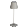 LED Dimbare oplaadbare tafellamp INITA LED/1,2W/1800 mAh IP54 grijs