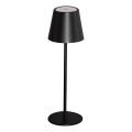 LED Dimbare oplaadbare tafellamp INITA LED/1,2W/1800 mAh IP54 zwart