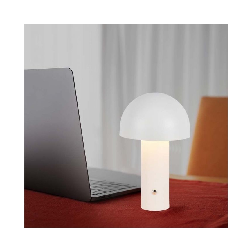 LED Dimbare oplaadbare touch tafellamp LED/1W/5V 3000-6000K 1800 mAh wit