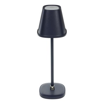 LED Dimbare oplaadbare tafellamp LED/3W/1800 mAh donkerblauw