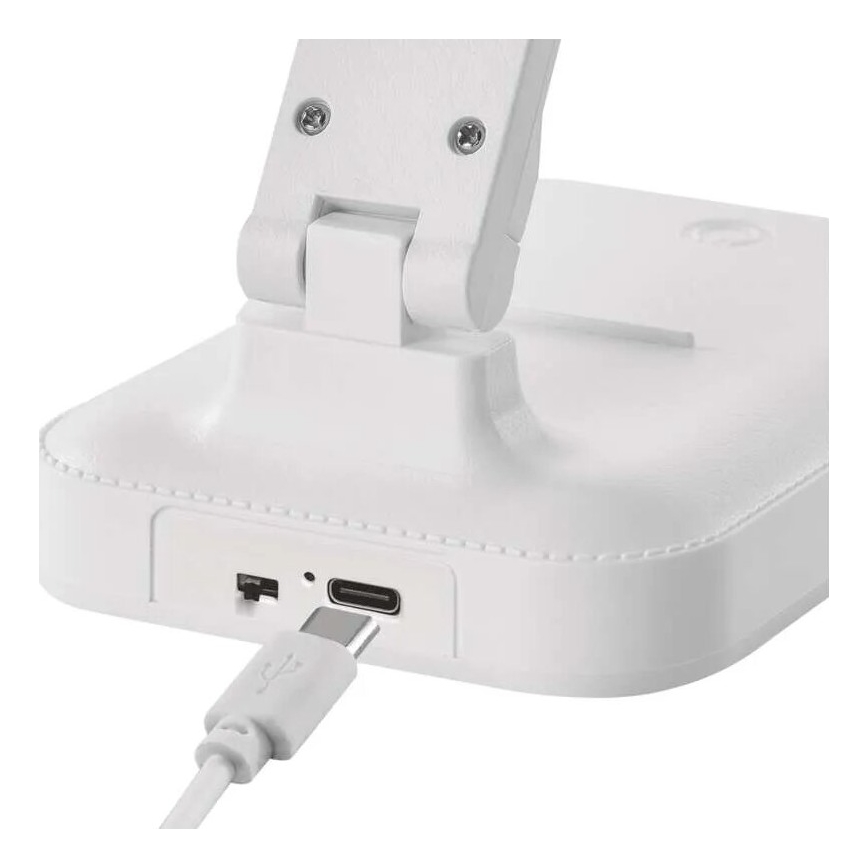 LED Dimbare oplaadbare tafellamp LED/5W/3,7V 3000K/4000K/6500K 800mAh wit