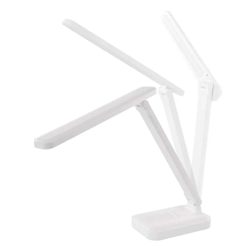 LED Dimbare oplaadbare tafellamp LED/5W/3,7V 3000K/4000K/6500K 800mAh wit