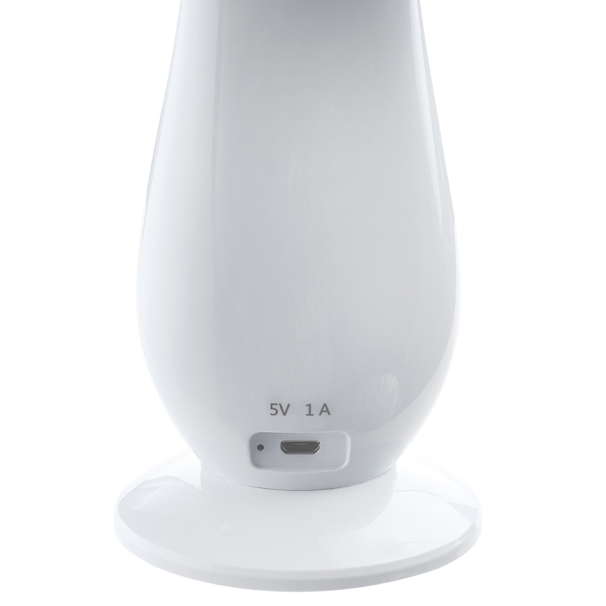LED Dimbare oplaadbare tafellamp LILLY LED/4W/5V 1200 mAh wit