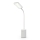 LED-dimbare oplaadbare tafellamp met aanraakbediening, flexibele arm en klem, 5W LED / 1200 mAh, wit