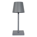 LED Dimbare oplaadbare touch tafellamp LED/3,5W/5V 5200mAh grijs