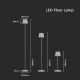 LED Dimbare oplaadbare vloerlamp LED/4W/5V 4400 mAh 4000K IP54 wit
