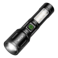 LED Dimbare Oplaadbare Zaklamp met Rood Licht LED/5W/5V IPX4 260 lm 2000 mAh