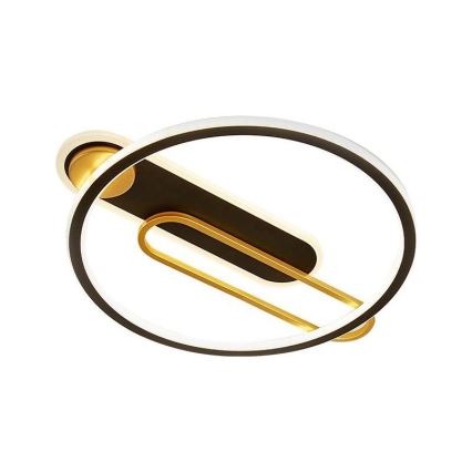 LED Dimbaar Plafondlamp LED/60W/230V 3000-6500K zwart + afstandsbediening