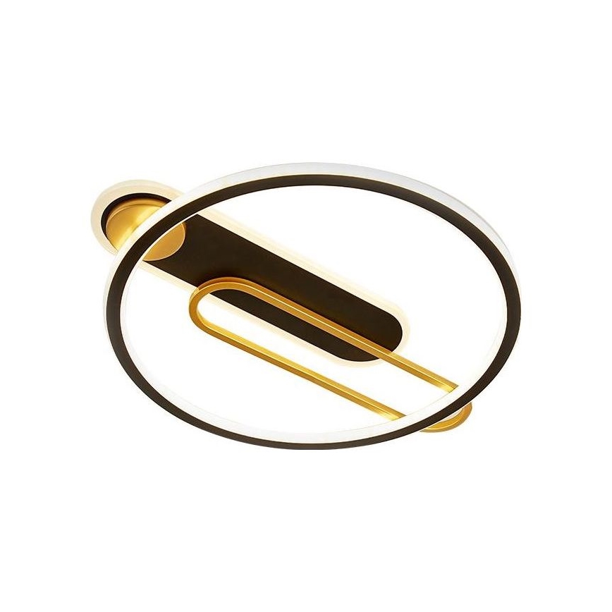 LED Dimbaar Plafondlamp LED/60W/230V 3000-6500K zwart + afstandsbediening