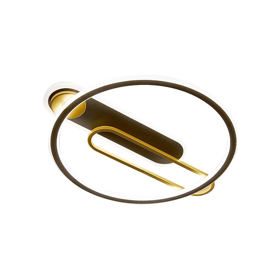 LED Dimbaar Plafondlamp LED/60W/230V 3000-6500K zwart + afstandsbediening