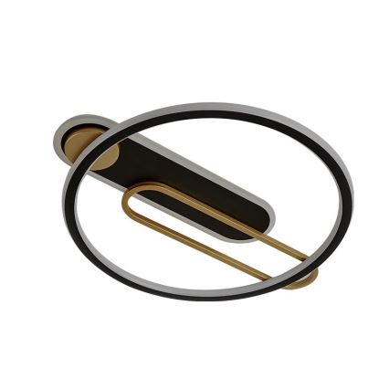 LED Dimbaar Plafondlamp LED/60W/230V 3000-6500K zwart + afstandsbediening