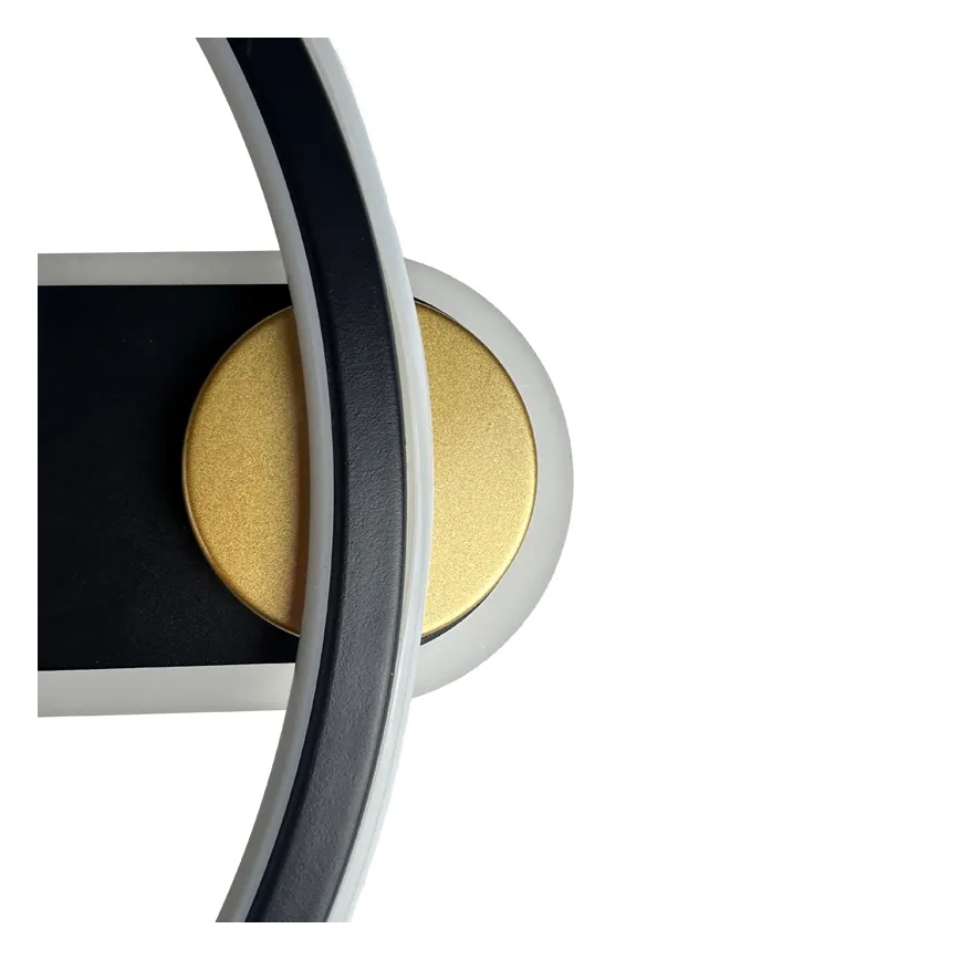 LED Dimbaar Plafondlamp LED/60W/230V 3000-6500K zwart + afstandsbediening