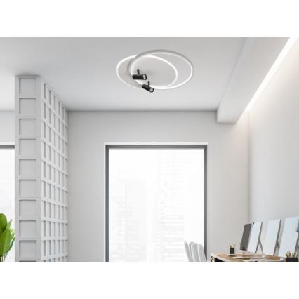 LED Dimbaar plafondlamp LED/65W/230V 3000-6500K wit + afstandsbediening
