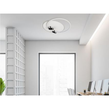 LED Dimbaar plafondlamp LED/65W/230V 3000-6500K wit + afstandsbediening
