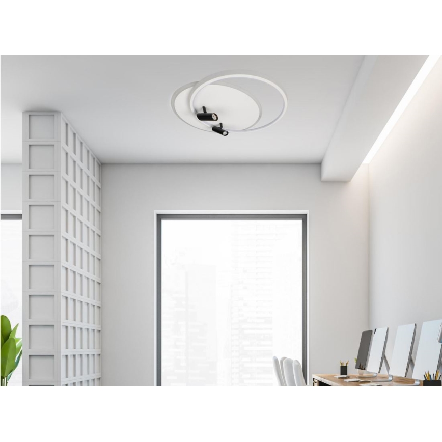 LED Dimbaar plafondlamp LED/65W/230V 3000-6500K wit + afstandsbediening