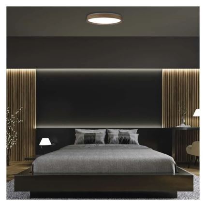 Dimbare LED-plafondlamp ILVI LED/45W/230V 2700-6500K Ø 50 cm beige + afstandsbediening