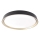 LED-dimbare plafondlamp ILVI LED/45W/230V 2700–6500K Ø 50 cm zwart/messing + afstandsbediening