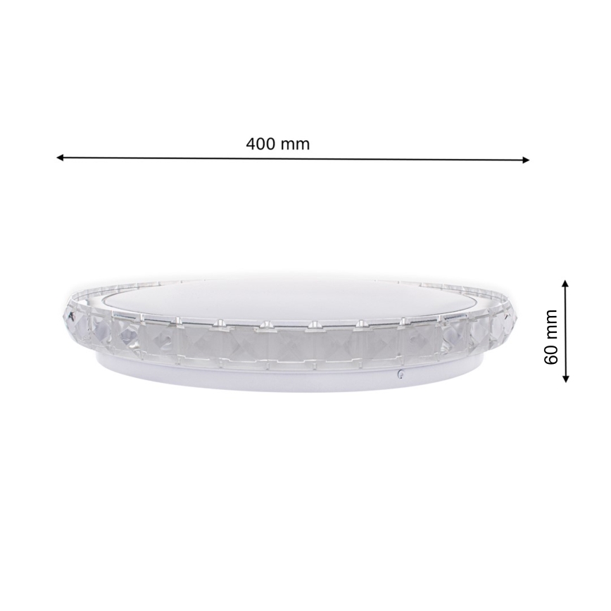 LED Dimbaar plafondlamp LAYLA LED/26W/230V + afstandsbediening