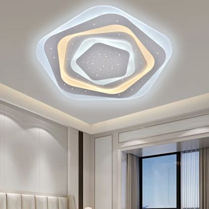 LED Dimbaar Plafondlamp LED/105W/230V 3000-6500K + afstandsbediening