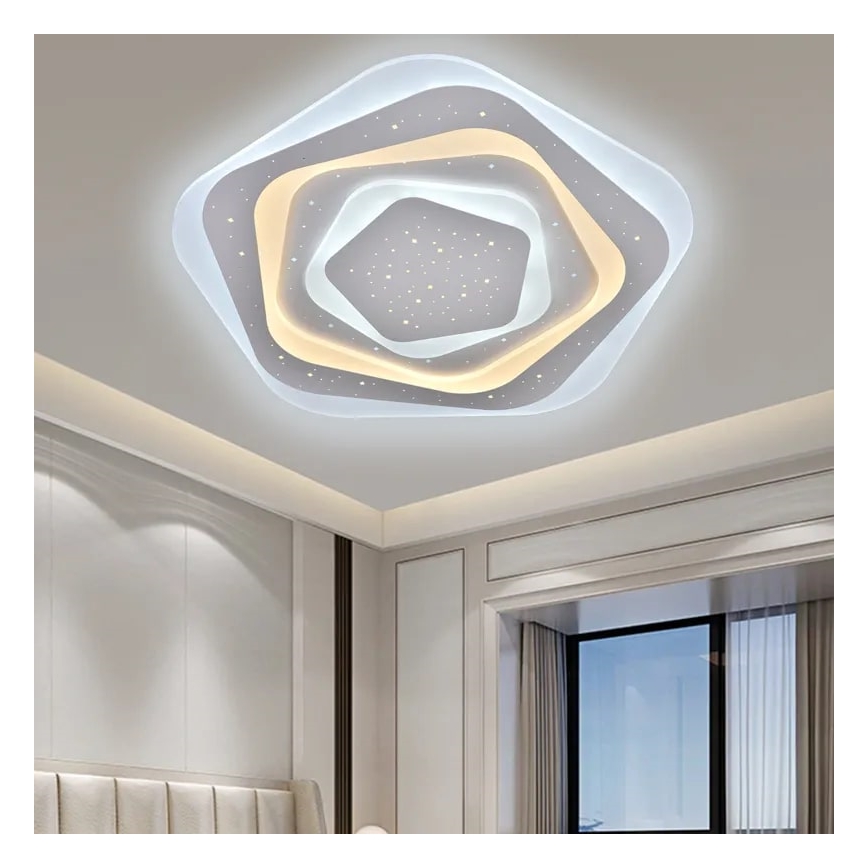 LED Dimbaar Plafondlamp LED/105W/230V 3000-6500K + afstandsbediening