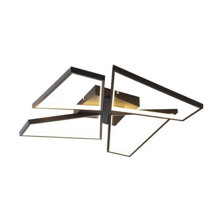 LED Dimbaar Plafondlamp LED/115W/230V 3000-6500K zwart + afstandsbediening