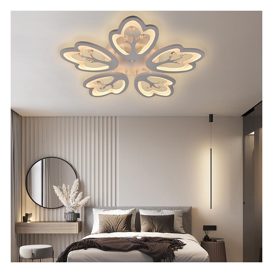 LED Dimbare plafondlamp LED/125W/230V 3000-6500K + afstandsbediening