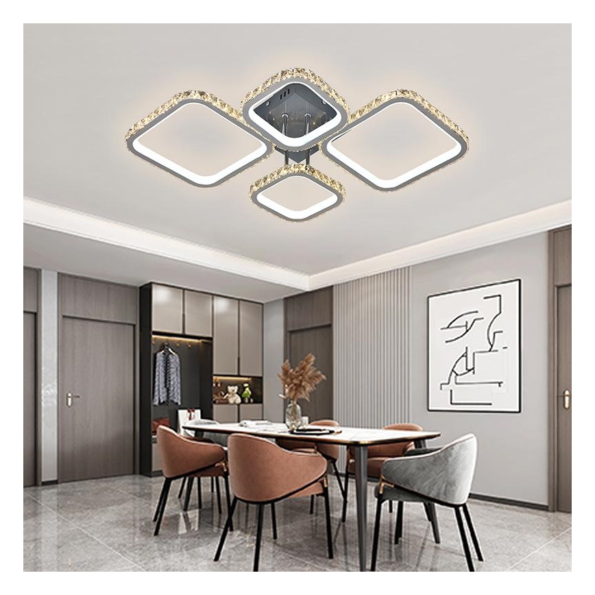 LED Dimbare plafondlamp LED/130W/230V 3000-6500K + afstandsbediening