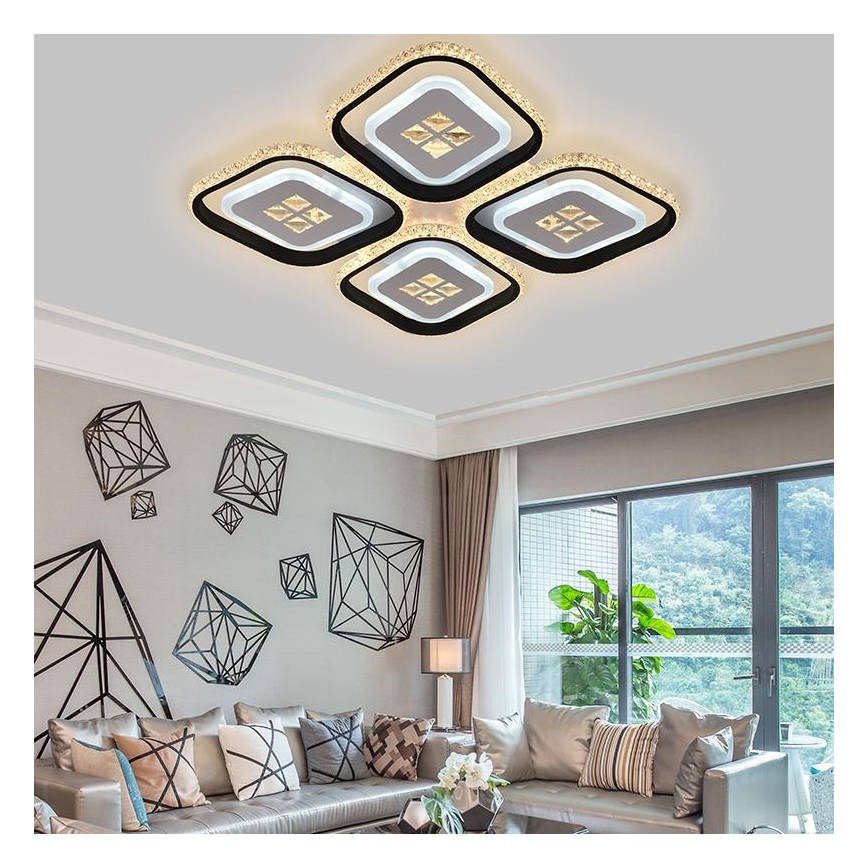 LED Dimbare plafondlamp LED/130W/230V 3000-6500K + afstandsbediening