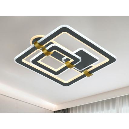 LED dimbare plafondlamp LED/140W/230V 3000-6500K + afstandsbediening