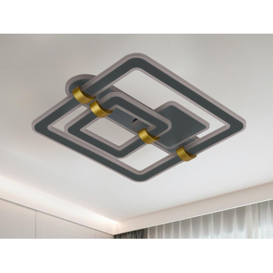 LED dimbare plafondlamp LED/140W/230V 3000-6500K + afstandsbediening