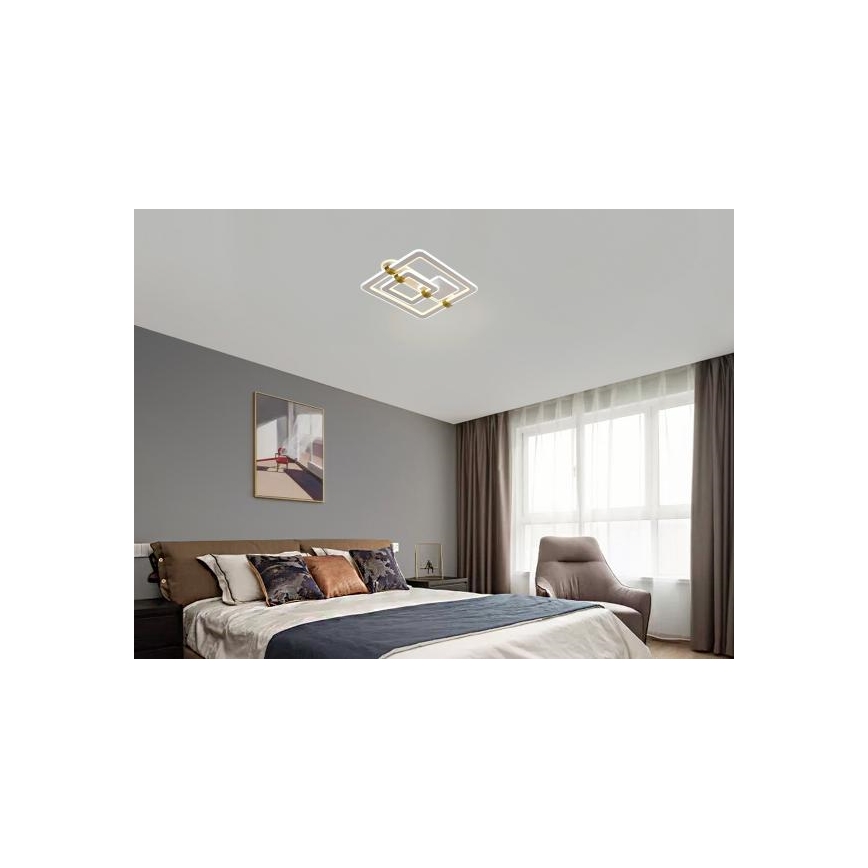 LED-dimbare plafondlamp LED/140W/230V 3000-6500K + afstandsbediening