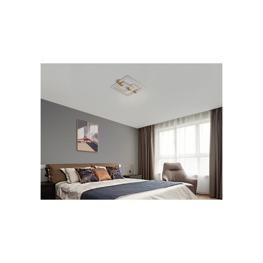 LED-dimbare plafondlamp LED/140W/230V 3000-6500K + afstandsbediening