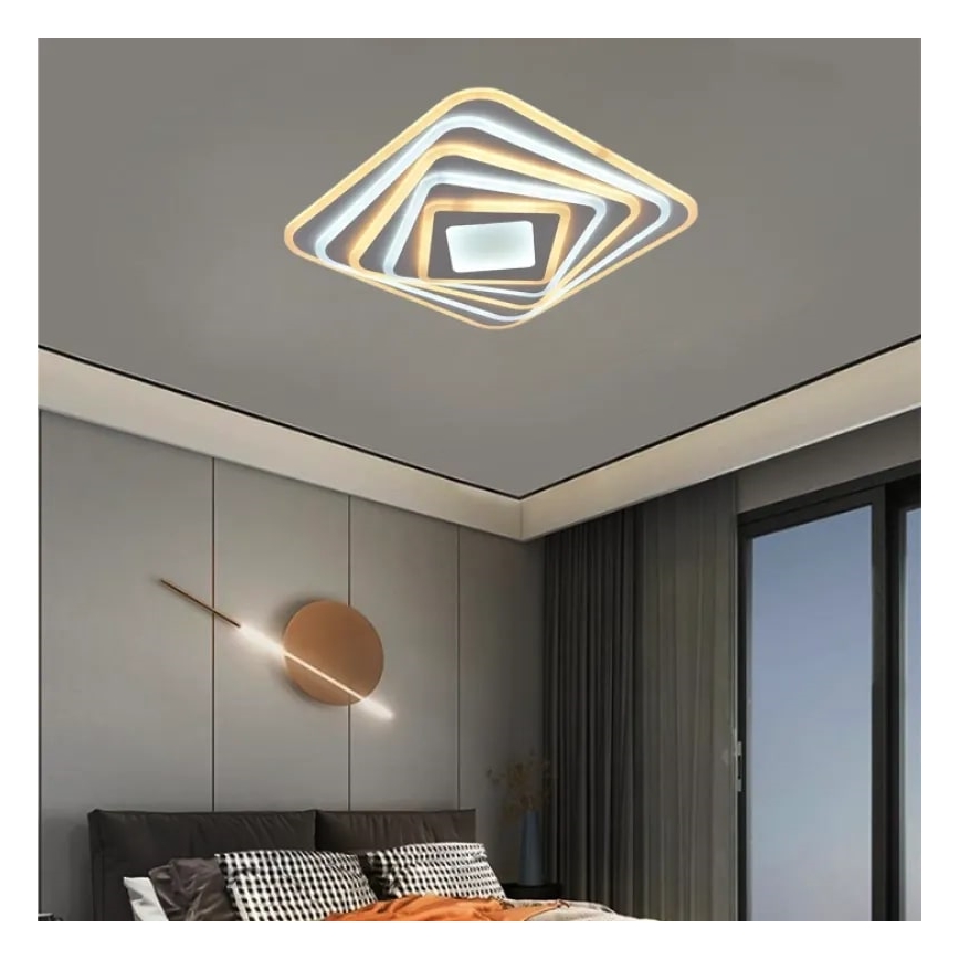 LED Dimbaar Plafondlamp LED/150W/230V 3000-6500K + afstandsbediening