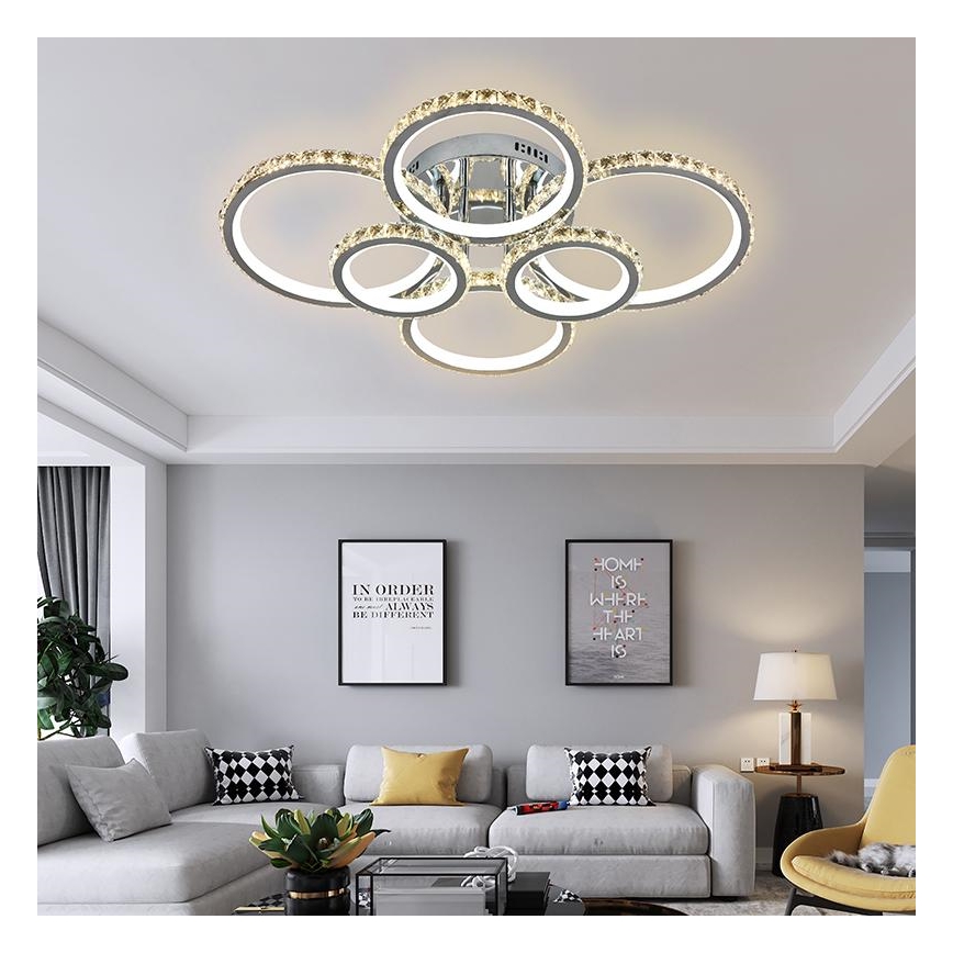 LED Dimbare plafondlamp LED/205W/230V 3000-6500K + afstandsbediening